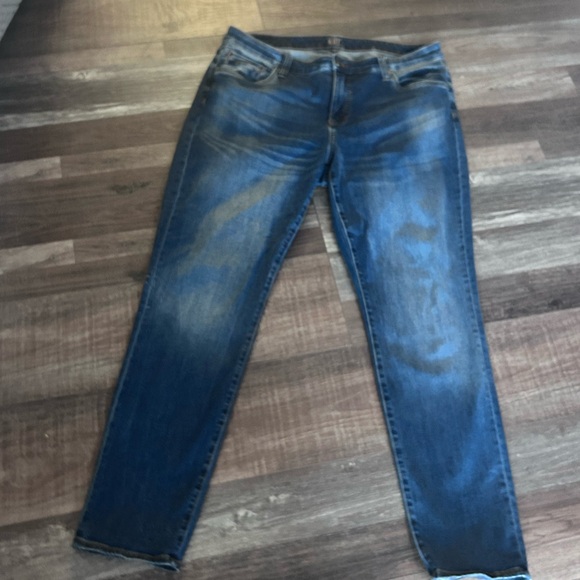 KUT boyfriend jeans 14W flaw pulls see photos - Picture 1 of 6